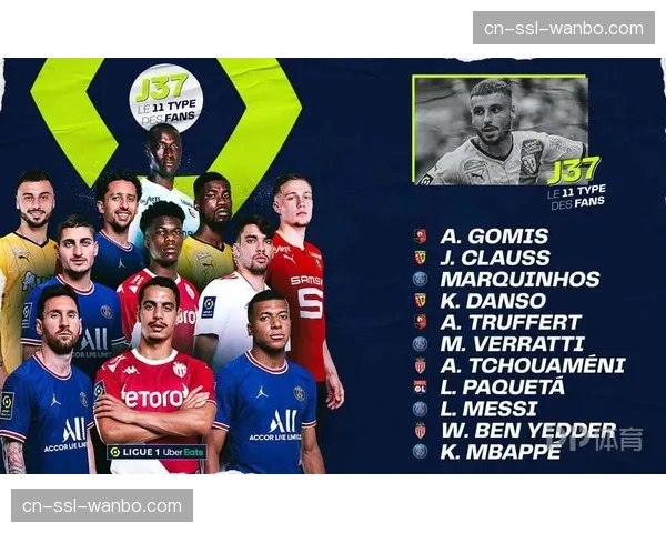 媒体列法甲赛季最佳阵容候选,巴黎、里尔、朗斯多人入围 媒体列法甲赛季最佳阵容候选,巴黎、里尔、朗斯多人入围